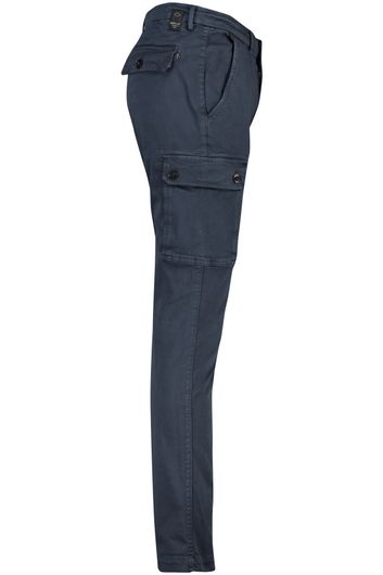 Replay cargo broek donkerblauw Slim Fit model Jaan