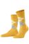Burlington geruite sokken geel