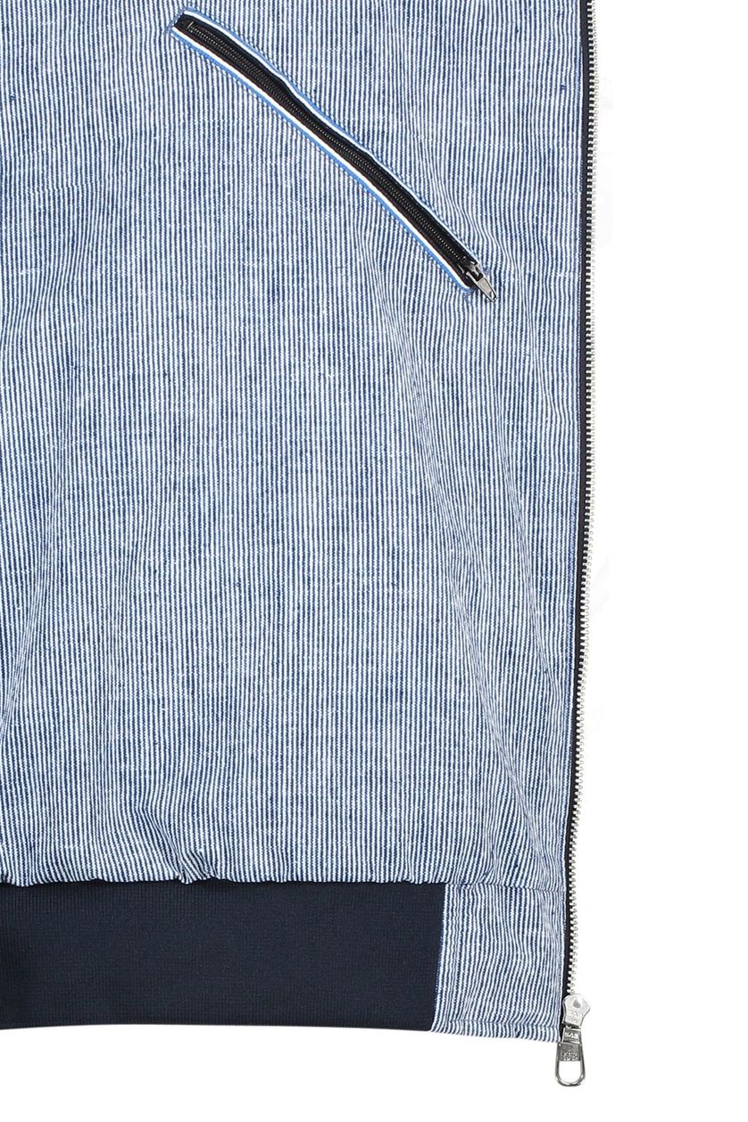 Pierre Cardin zomerjas blauw wit gestreept
