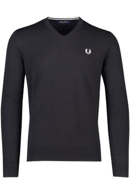 Fred Perry Fred Perry trui zwart met v-hals