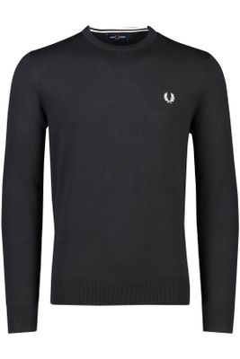 Fred Perry Fred Perry trui zwart met ronde hals