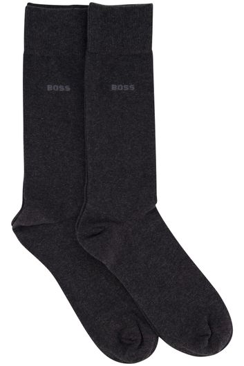 Hugo Boss sokken 2-pack donkergrijs