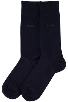 Hugo Boss Hugo Boss sokken 2-pack donkerblauw