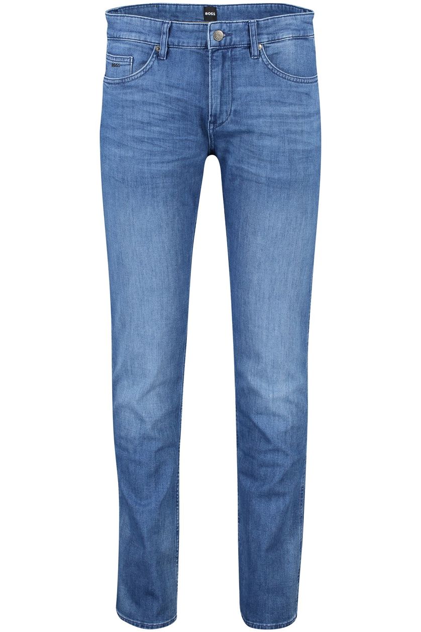Hugo Boss jeans lichtblauw uni katoen 