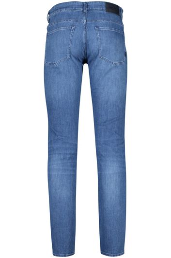 jeans Hugo Boss lichtblauw effen katoen 