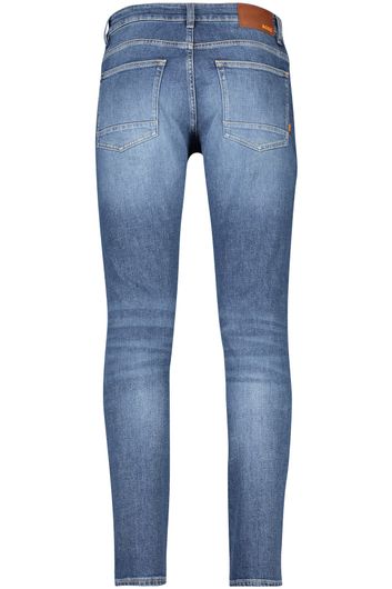 jeans Hugo Boss blauw uni katoen 