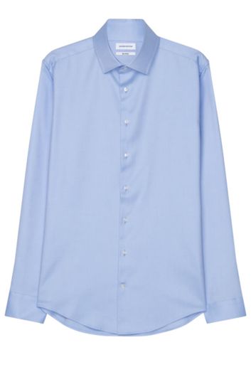 Shaped fit Seidensticker overhemd lichtblauw