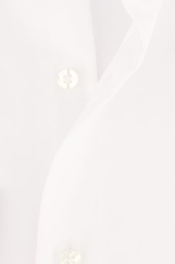 Eterna overhemd mouwlengte 7 Modern Fit normale fit wit effen 100% katoen
