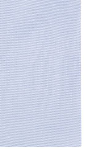 Eterna net overhemd mouwlengte 7 Modern Fit normale fit lichtblauw effen katoen