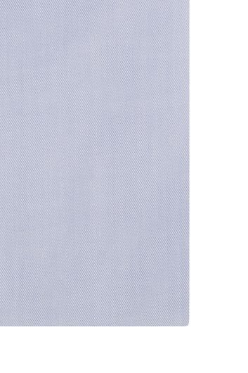 business overhemd Seidensticker  blauw effen katoen slim fit 