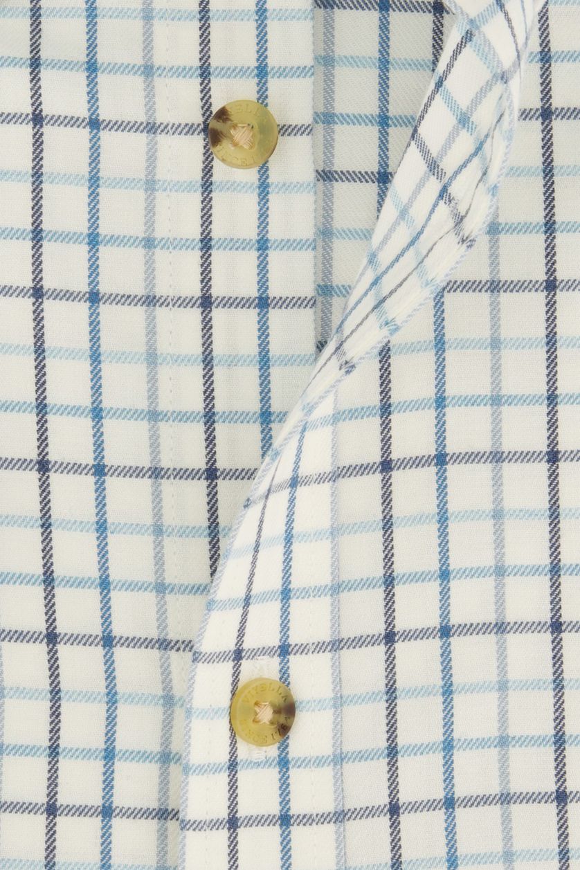 Viyella casual overhemd wit geruit katoen normale fit