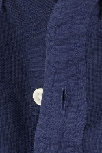 Ralph Lauren overhemd Slim Fit donkerblauw