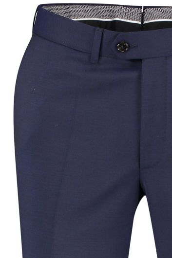 Dressler pantalon mix en match  donkerblauw effen wol Dressler pantalon mix en match donkerblauw effen wol normale fit 