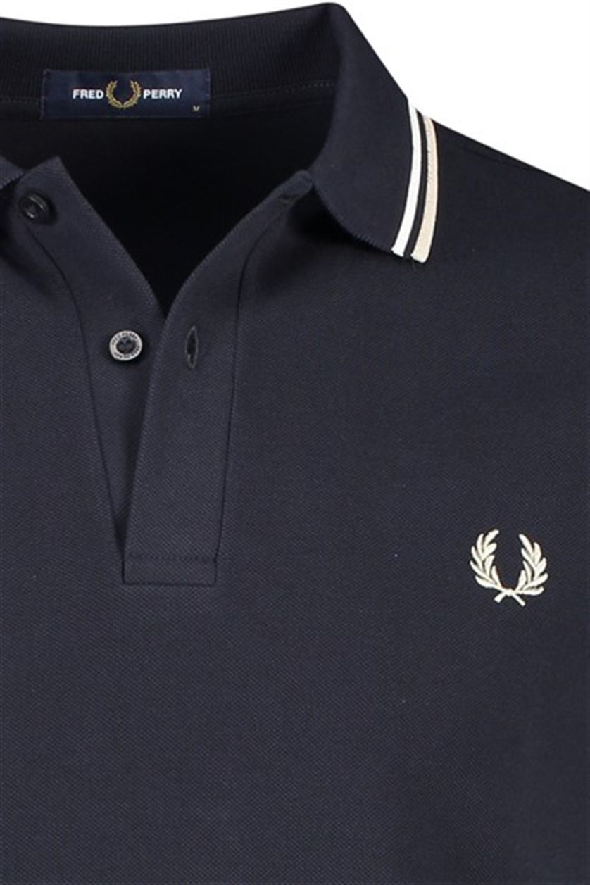 Fred Perry donkerblauw poloshirt