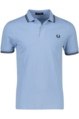 Fred Perry Fred Perry polo blauw met constrastboord