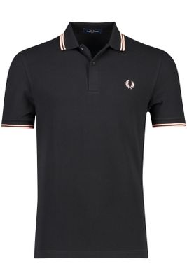 Fred Perry Fred Perry polo Twin Tipped zwart
