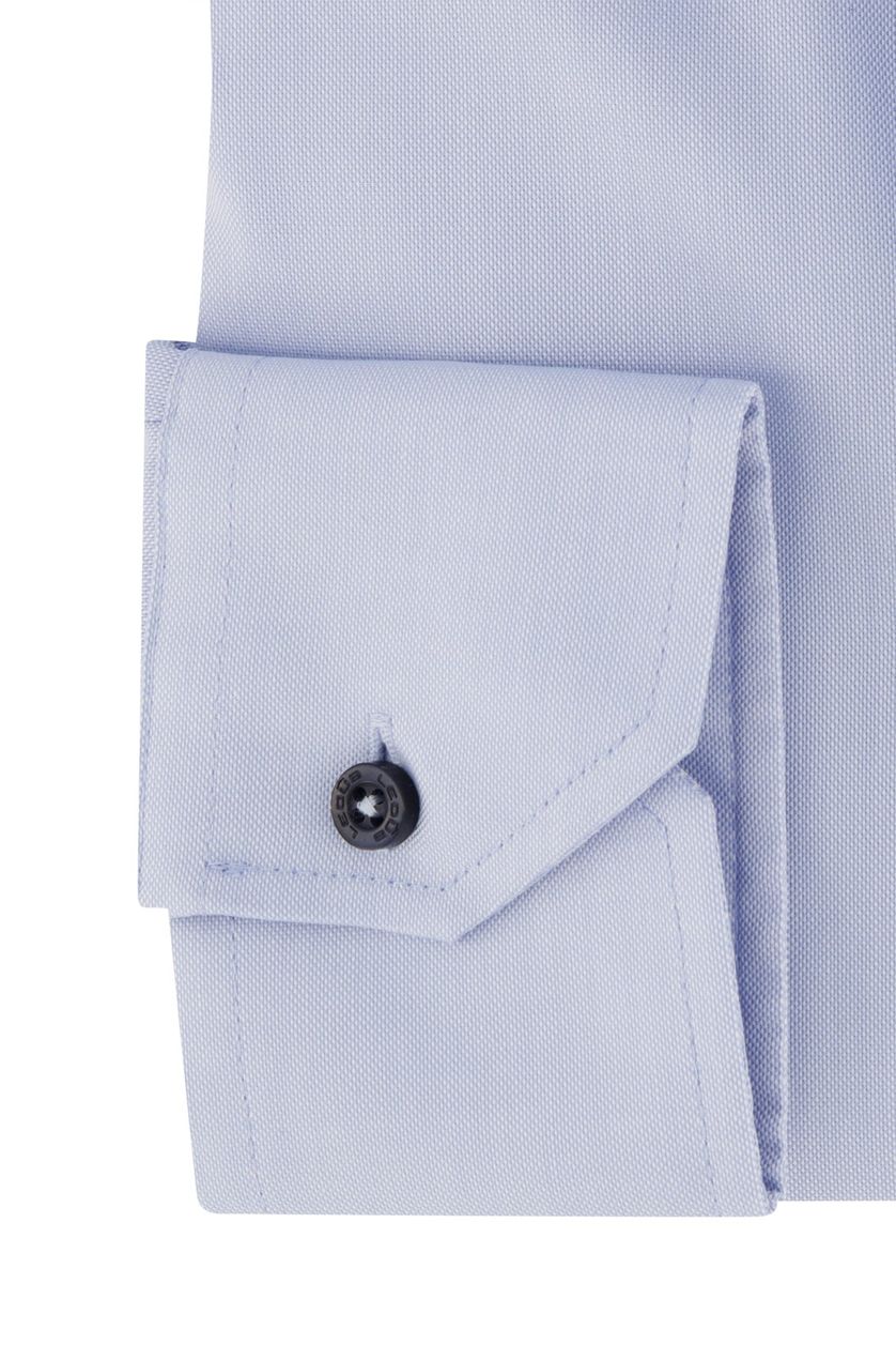 Ledub business overhemd Modern Fit New lichtblauw effen katoen normale fit
