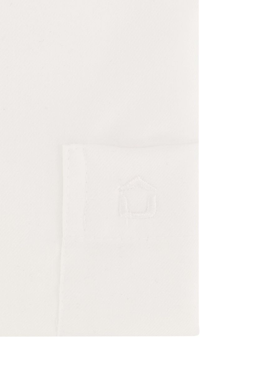 Strijkvrij Ledub overhemd ml 7 Modern Fit wit uni katoen normale fit