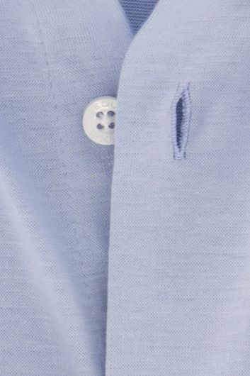 business overhemd Ledub Modern Fit New lichtblauw effen katoen normale fit 
