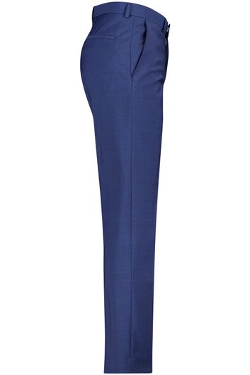 Strellson  pantalon mix en match blauw effen synthetisch slim fit&nbsp;