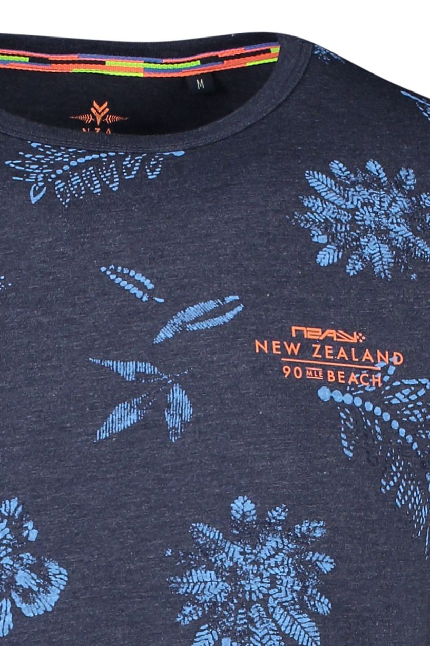 T-shirt donkerblauw New Zealand Kokopunui
