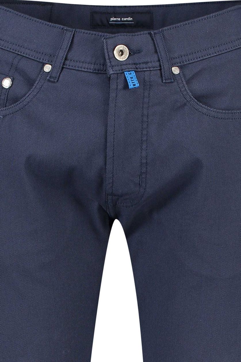 Pierre Cardin donkerblauwe Lyon 5-pocket broek