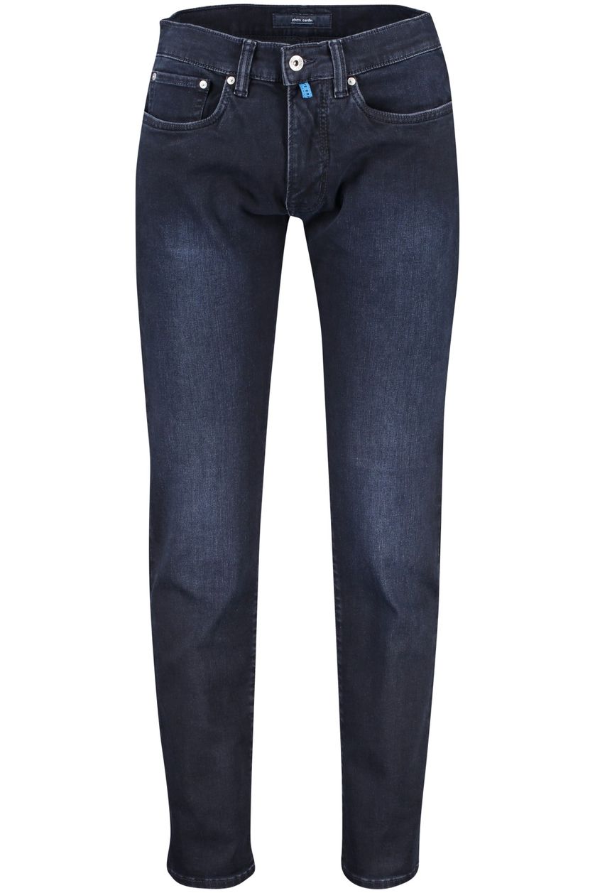 Pierre Cardin jeans navy effen katoen slim fit