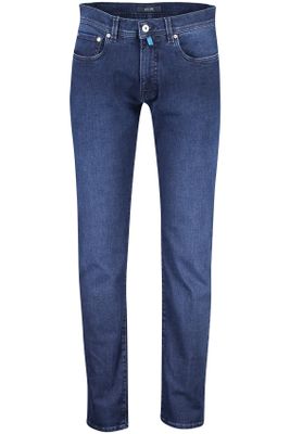 Pierre Cardin jeans Pierre Cardin blauw effen katoen 