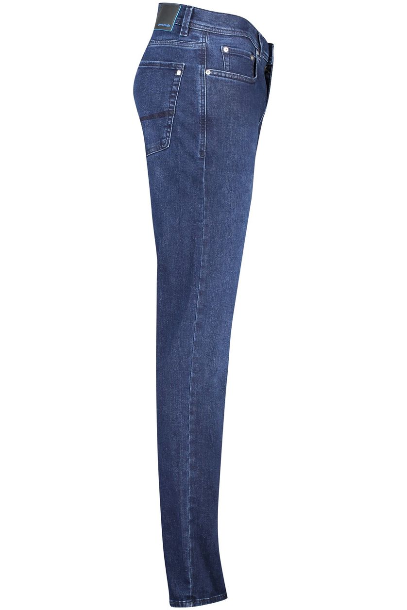 Pierre Cardin jeans donkerblauw effen katoen 