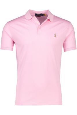 Polo Ralph Lauren Polo Ralph Lauren poloshirt Custom Slim Fit roze katoen