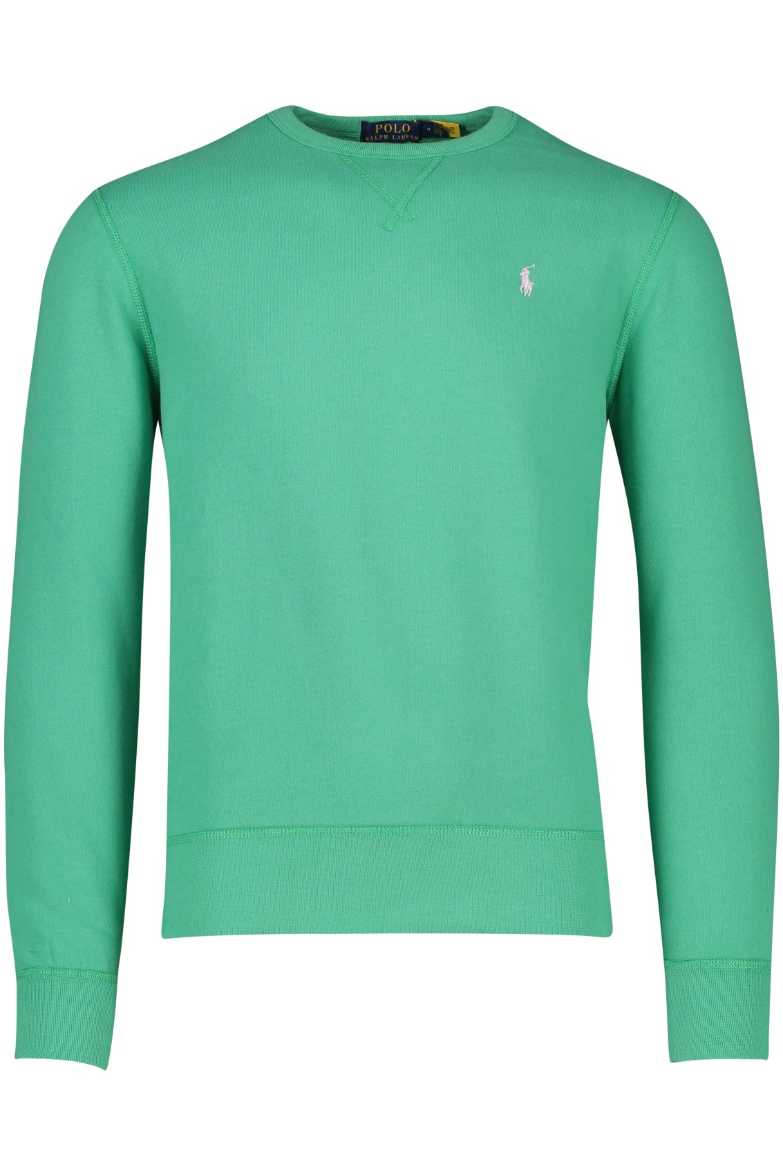 Polo Ralph Lauren trui ronde hals groen effen katoen