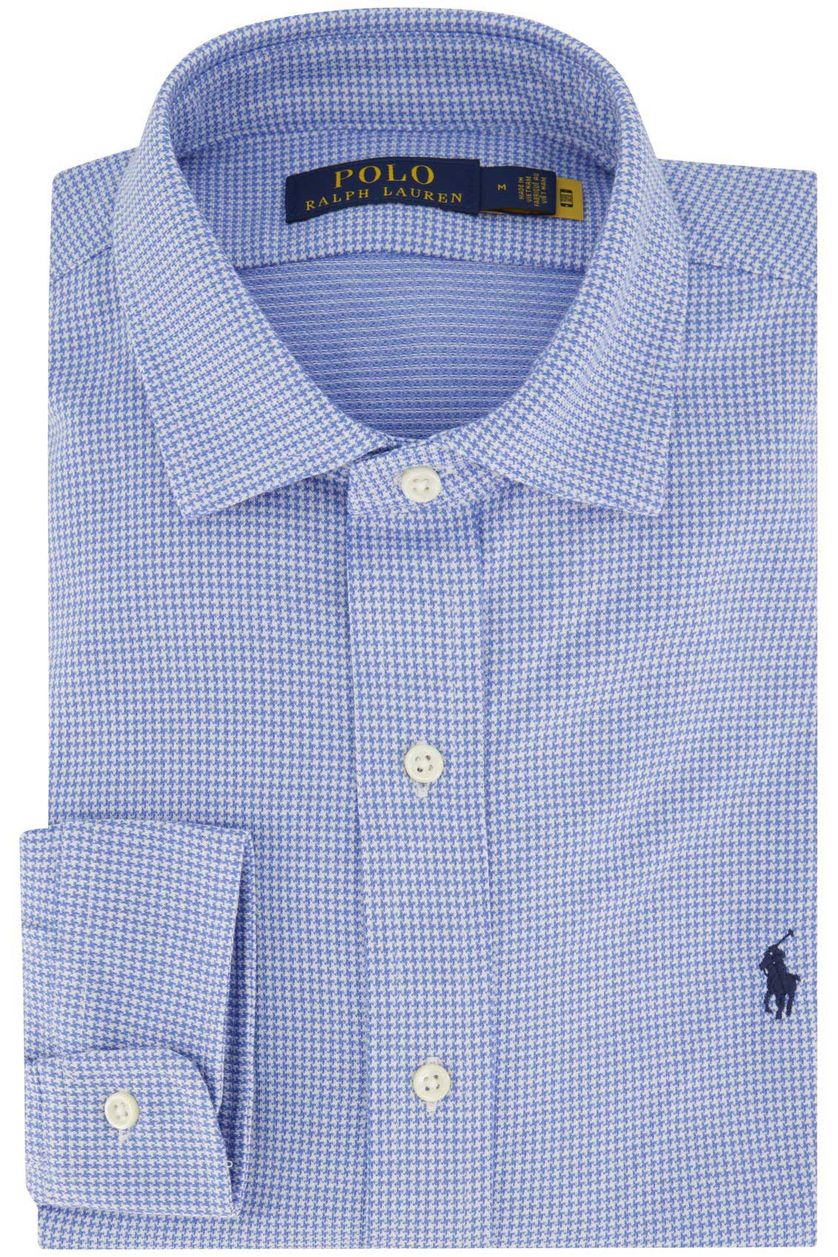 Blauw geruit Polo Ralph Lauren casual overhemd katoen