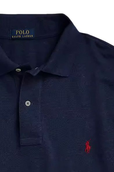 Polo Ralph Lauren polo met logo donkerblauw Big & Tall