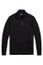 Big & Tall trui Polo Ralph Lauren zwart effen wol opstaande kraag 