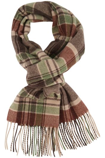 Polo Ralph Lauren sjaal bruin geruit 