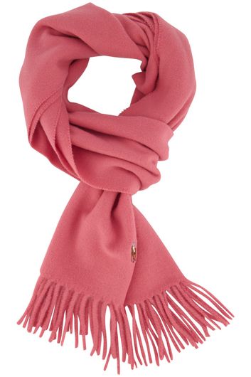Polo Ralph Lauren sjaal roze effen 