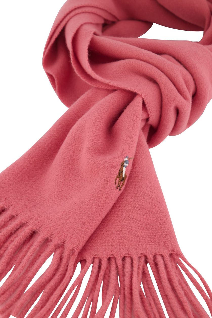 Polo Ralph Lauren sjaal rood effen  