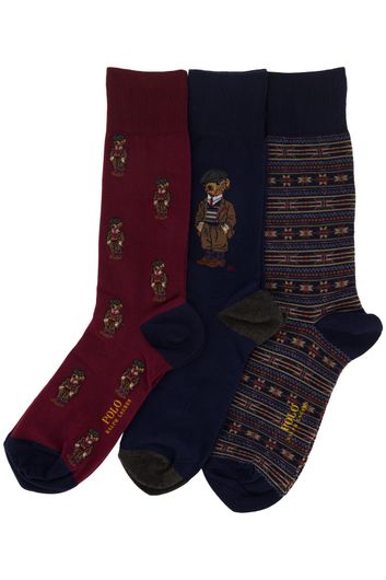 Polo Ralph Lauren sokken geprint multicolor