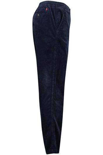 Polo Ralph Lauren katoenen broek donkerblauw effen katoen