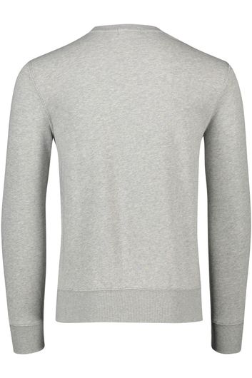 Polo Ralph Lauren sweater ronde hals grijs geprint katoen