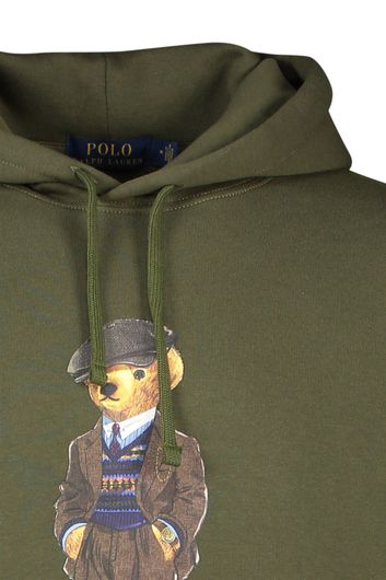sweater Polo Ralph Lauren groen effen, geprint katoen 