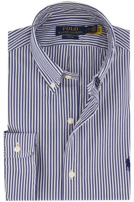 Polo Ralph Lauren Polo Ralph Lauren casual overhemd Slim Fit blauw gestreept katoen slim fit