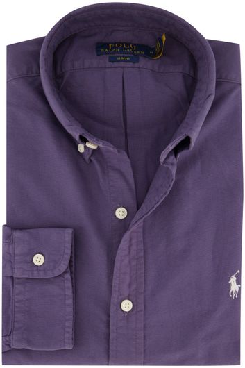 Polo Ralph Lauren overhemd paars Slim Fit