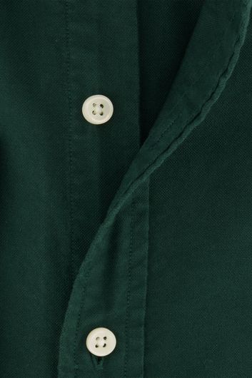 Polo Ralph Lauren overhemd slim fit groen effen met button down boord