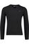 Polo Ralph Lauren trui zwart effen katoen v-hals 