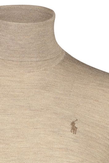 Polo Ralph Lauren coltrui beige effen merinowol