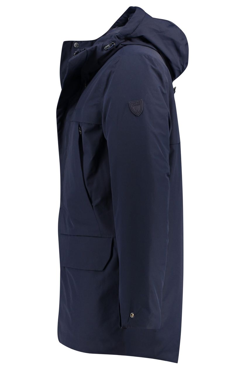 Polo Ralph Lauren winterjas donkerblauw met capuchon