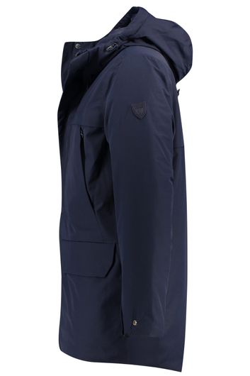 Polo Ralph Lauren winterjas navy uni rits + knoop normale fit 