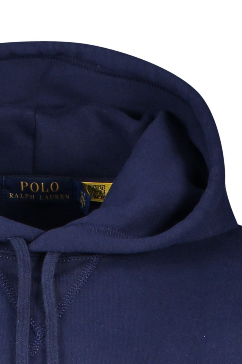 Polo Ralph Lauren sweater donkerblauw effen katoen hoodie 