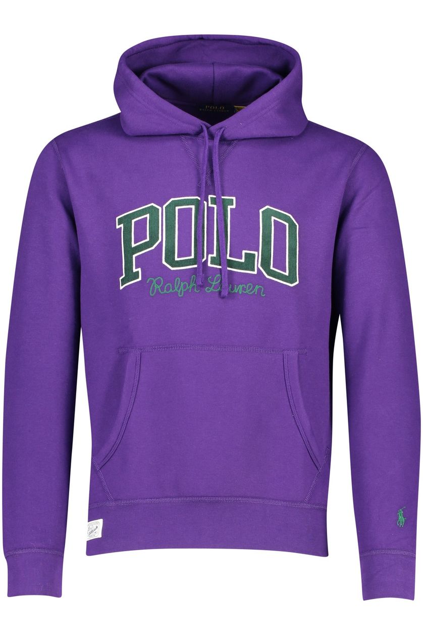 Polo Ralph Lauren sweater paars effen katoen hoodie 